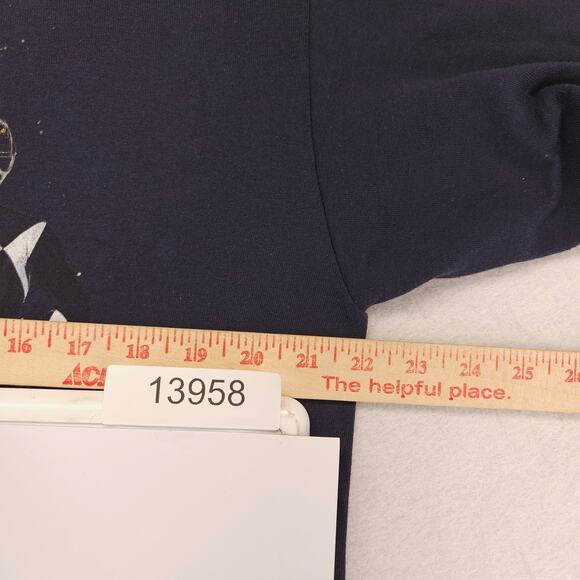 Mighty Morphin Power Rangers Casual Graphic Pullover T Shirt Mens Size L Navy - Picture 6 of 9